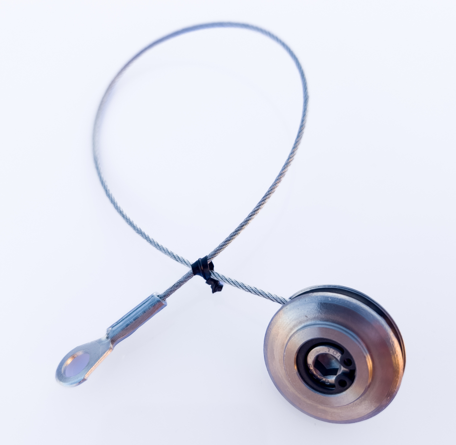 SwivWasher top view showing multi-axis swivel mechanism and fastener retention design